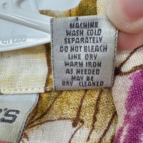 Chicos Jacket Womens MEDIUM Linen Lightweight Summer Spring Travel Boho Travel - Picture 5 of 10